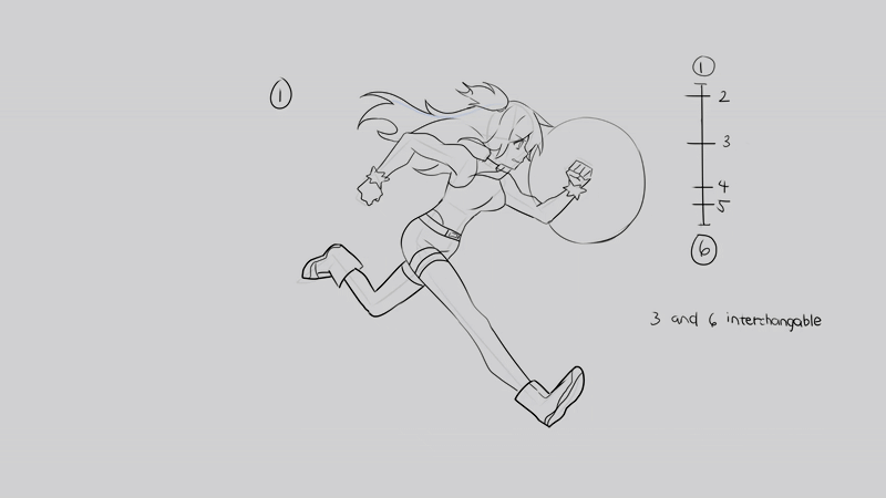 Running Animation (6 frames)